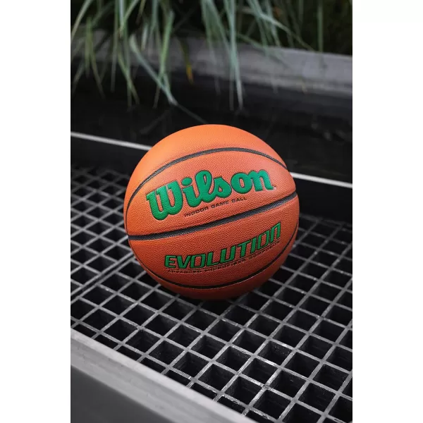 WILSON Evolution Indoor Game Basketballs - Size 5, Size 6 and Size 7