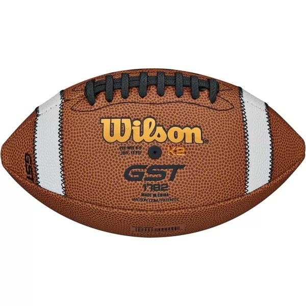 WILSON GST Composite Footballs - Tan