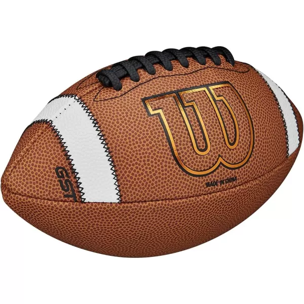 WILSON GST Composite Footballs - Tan