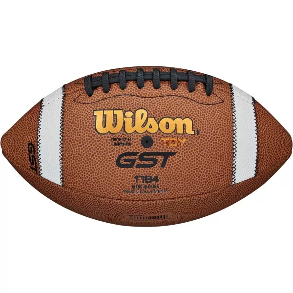 WILSON GST Composite Footballs - Tan