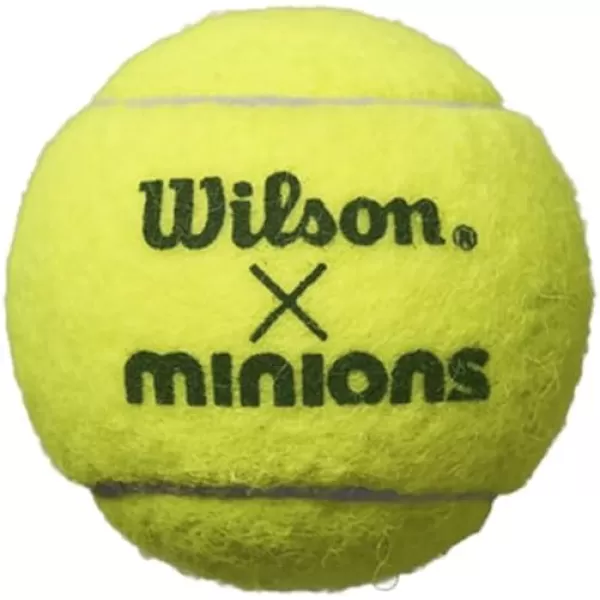WILSON Minions Youth Tennis Balls - Stage 1, 2, and 3
