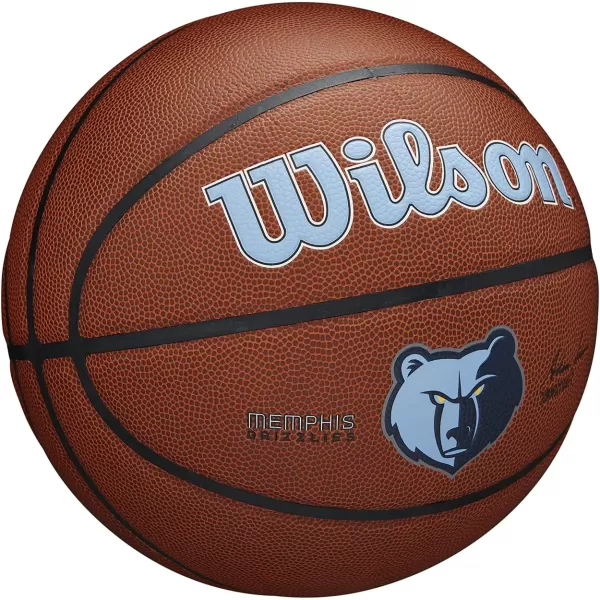 WILSON NBA Alliance Series Basketballs - Team Logo Basketballs - 29.5" and Mini Sizes