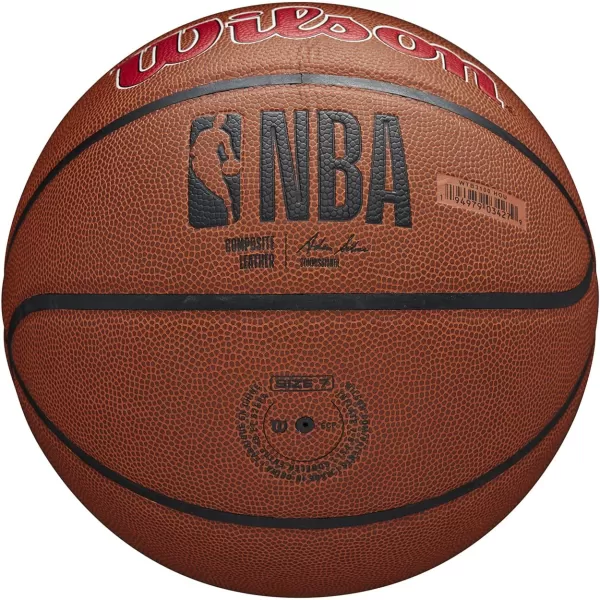 WILSON NBA Alliance Series Basketballs - Team Logo Basketballs - 29.5" and Mini Sizes
