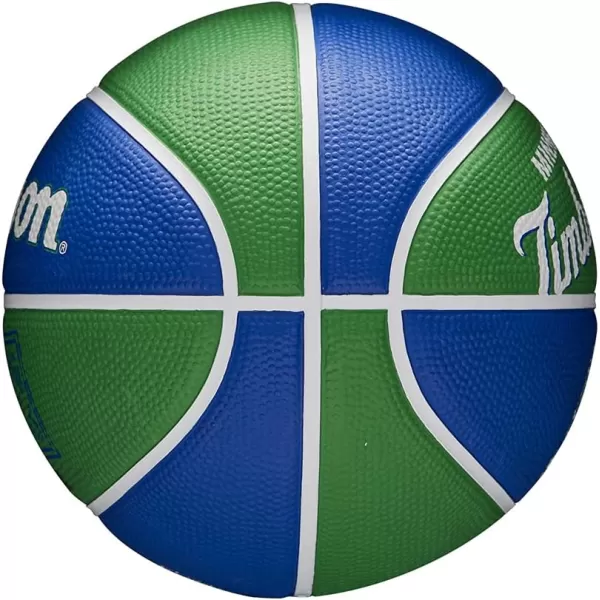 WILSON NBA Alliance Series Basketballs - Team Logo Basketballs - 29.5" and Mini Sizes