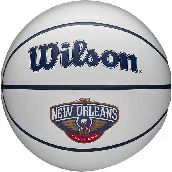 WILSON NBA Alliance Series Basketballs - Team Logo Basketballs - 29.5" and Mini Sizes