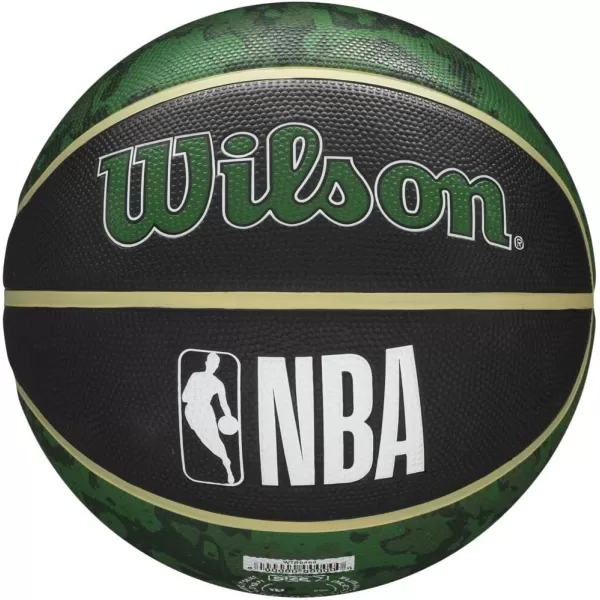 WILSON NBA Alliance Series Basketballs - Team Logo Basketballs - 29.5" and Mini Sizes