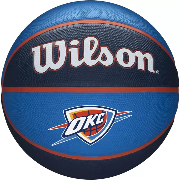 WILSON NBA Alliance Series Basketballs - Team Logo Basketballs - 29.5" and Mini Sizes