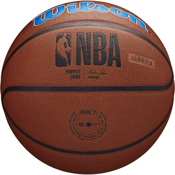 WILSON NBA Alliance Series Basketballs - Team Logo Basketballs - 29.5" and Mini Sizes