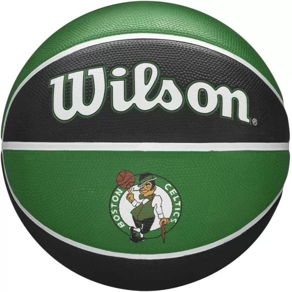 WILSON NBA Alliance Series Basketballs - Team Logo Basketballs - 29.5" and Mini Sizes