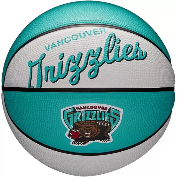 WILSON NBA Alliance Series Basketballs - Team Logo Basketballs - 29.5" and Mini Sizes
