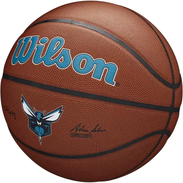 WILSON NBA Alliance Series Basketballs - Team Logo Basketballs - 29.5" and Mini Sizes
