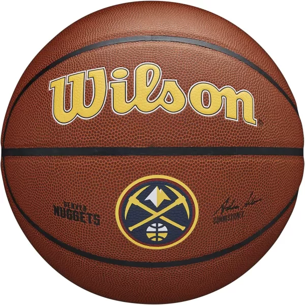 WILSON NBA Alliance Series Basketballs - Team Logo Basketballs - 29.5" and Mini Sizes