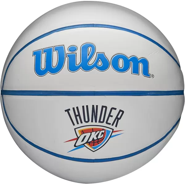 WILSON NBA Alliance Series Basketballs - Team Logo Basketballs - 29.5" and Mini Sizes