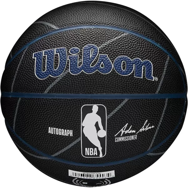 WILSON NBA Alliance Series Basketballs - Team Logo Basketballs - 29.5" and Mini Sizes