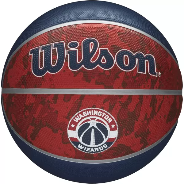 WILSON NBA Alliance Series Basketballs - Team Logo Basketballs - 29.5" and Mini Sizes