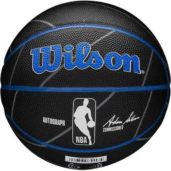 WILSON NBA Alliance Series Basketballs - Team Logo Basketballs - 29.5" and Mini Sizes