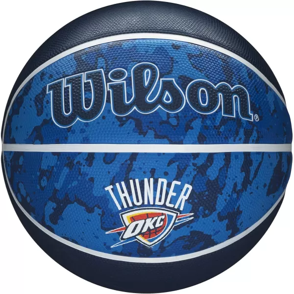 WILSON NBA Alliance Series Basketballs - Team Logo Basketballs - 29.5" and Mini Sizes