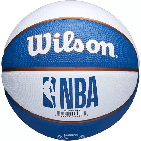 WILSON NBA Alliance Series Basketballs - Team Logo Basketballs - 29.5" and Mini Sizes