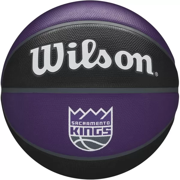 WILSON NBA Alliance Series Basketballs - Team Logo Basketballs - 29.5" and Mini Sizes