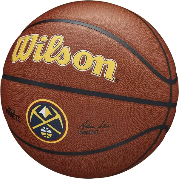 WILSON NBA Alliance Series Basketballs - Team Logo Basketballs - 29.5" and Mini Sizes