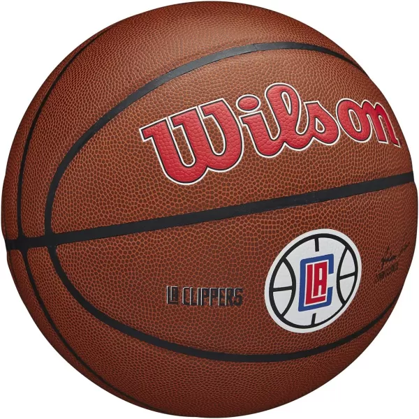WILSON NBA Alliance Series Basketballs - Team Logo Basketballs - 29.5" and Mini Sizes