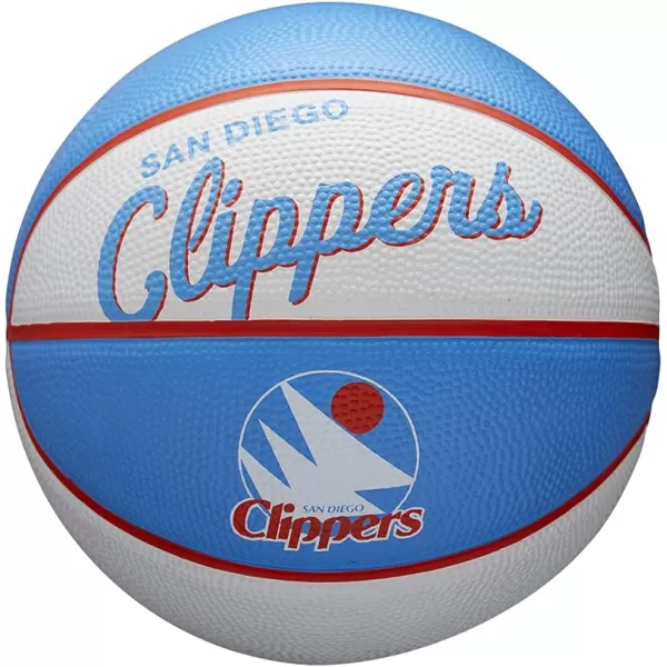 WILSON NBA Alliance Series Basketballs - Team Logo Basketballs - 29.5" and Mini Sizes