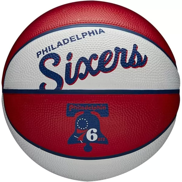 WILSON NBA Alliance Series Basketballs - Team Logo Basketballs - 29.5" and Mini Sizes