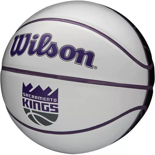 WILSON NBA Alliance Series Basketballs - Team Logo Basketballs - 29.5" and Mini Sizes