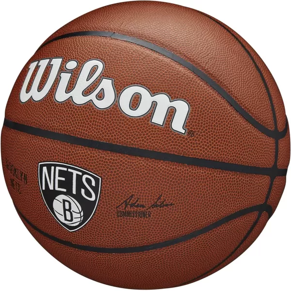 WILSON NBA Alliance Series Basketballs - Team Logo Basketballs - 29.5" and Mini Sizes