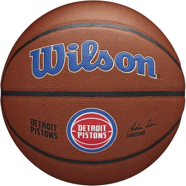 WILSON NBA Alliance Series Basketballs - Team Logo Basketballs - 29.5" and Mini Sizes