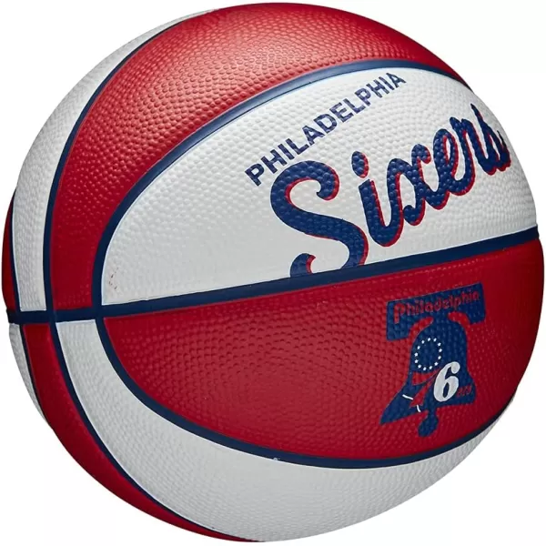 WILSON NBA Alliance Series Basketballs - Team Logo Basketballs - 29.5" and Mini Sizes