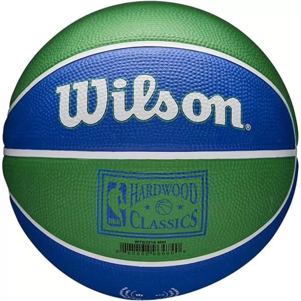 WILSON NBA Alliance Series Basketballs - Team Logo Basketballs - 29.5" and Mini Sizes