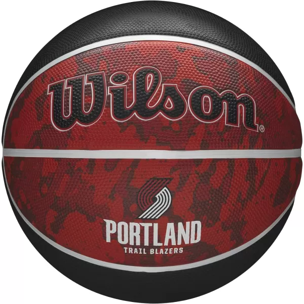 WILSON NBA Alliance Series Basketballs - Team Logo Basketballs - 29.5" and Mini Sizes
