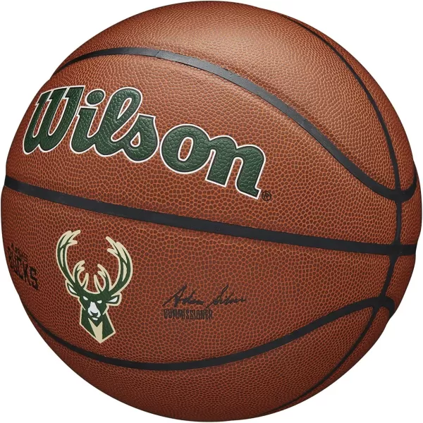 WILSON NBA Alliance Series Basketballs - Team Logo Basketballs - 29.5" and Mini Sizes