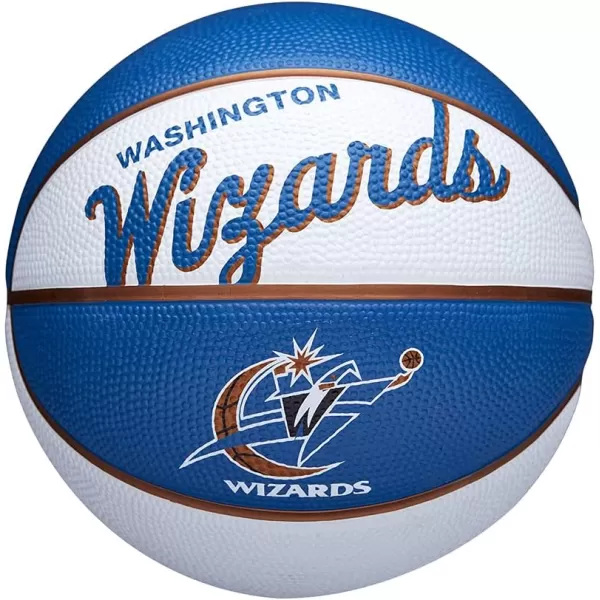 WILSON NBA Alliance Series Basketballs - Team Logo Basketballs - 29.5" and Mini Sizes