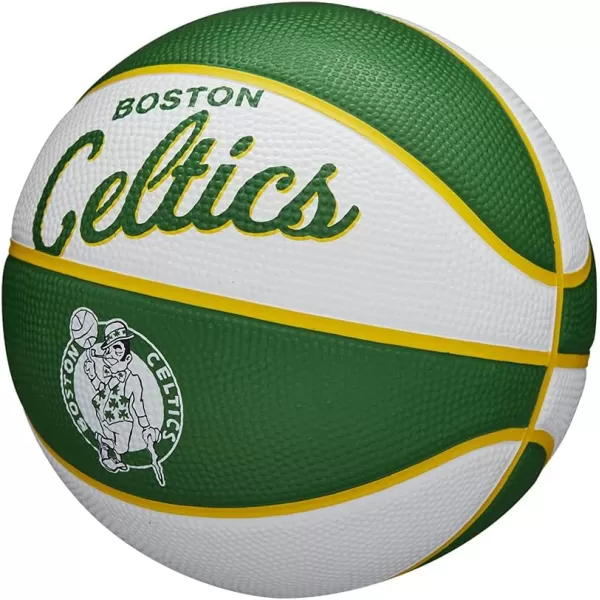 WILSON NBA Alliance Series Basketballs - Team Logo Basketballs - 29.5" and Mini Sizes