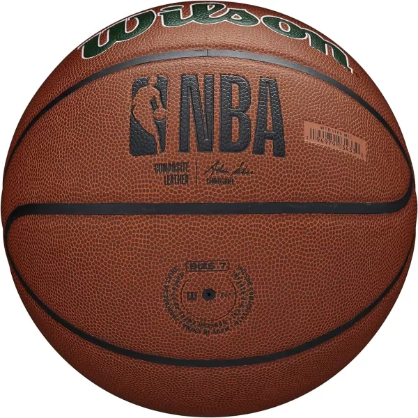 WILSON NBA Alliance Series Basketballs - Team Logo Basketballs - 29.5" and Mini Sizes