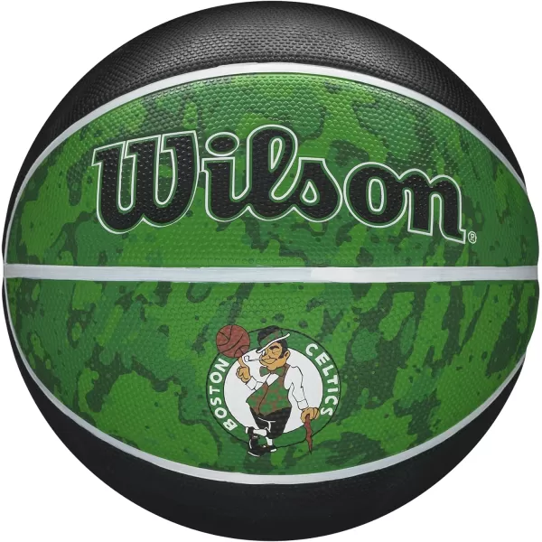 WILSON NBA Alliance Series Basketballs - Team Logo Basketballs - 29.5" and Mini Sizes
