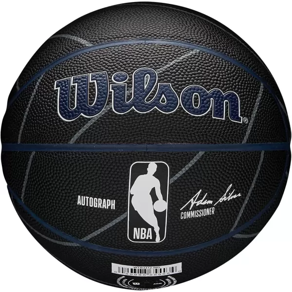 WILSON NBA Alliance Series Basketballs - Team Logo Basketballs - 29.5" and Mini Sizes