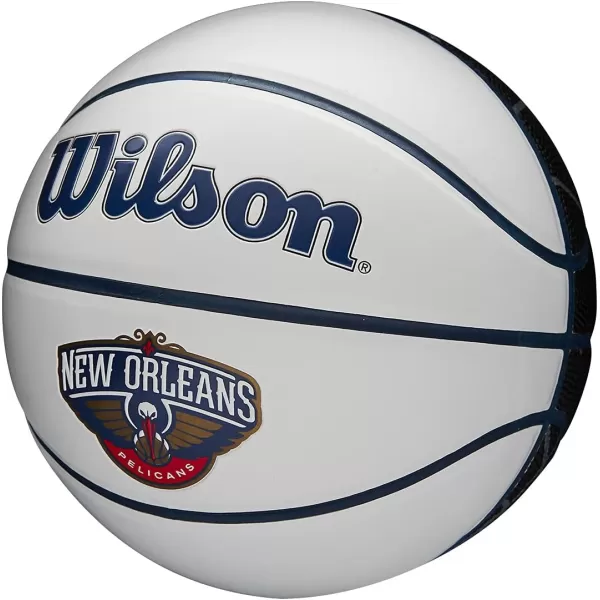 WILSON NBA Alliance Series Basketballs - Team Logo Basketballs - 29.5" and Mini Sizes