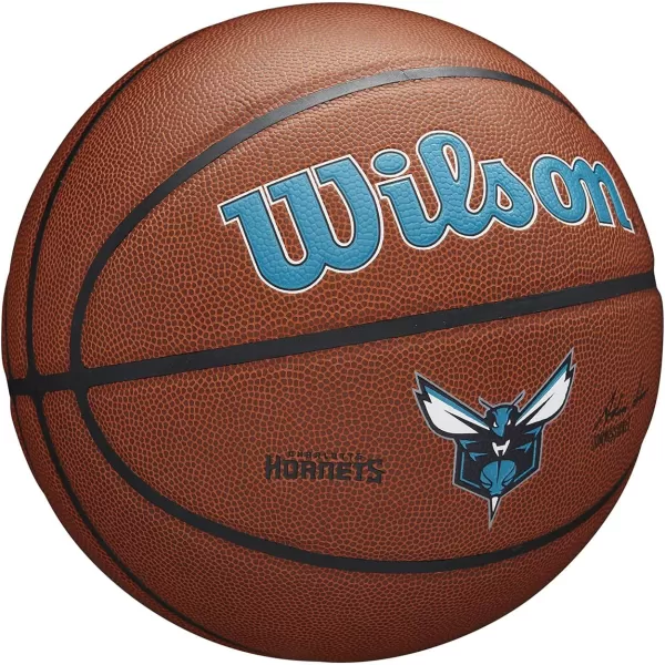 WILSON NBA Alliance Series Basketballs - Team Logo Basketballs - 29.5" and Mini Sizes