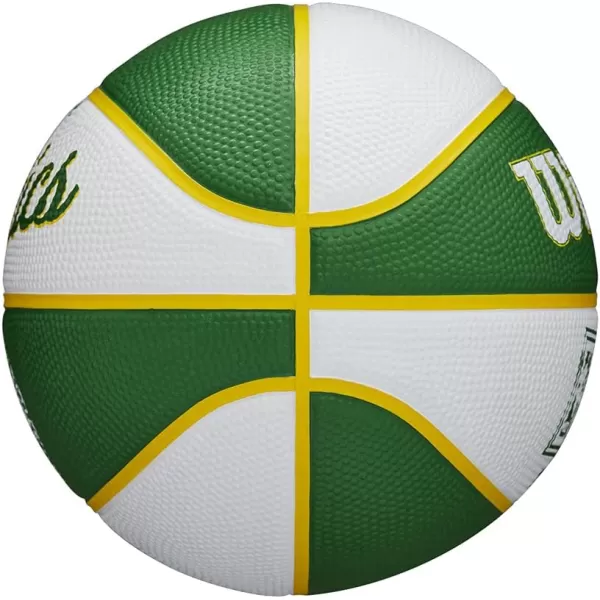 WILSON NBA Alliance Series Basketballs - Team Logo Basketballs - 29.5" and Mini Sizes