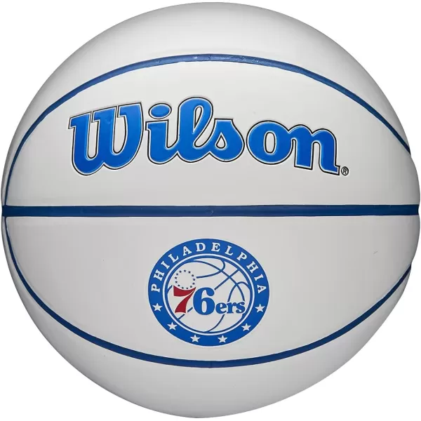 WILSON NBA Alliance Series Basketballs - Team Logo Basketballs - 29.5" and Mini Sizes