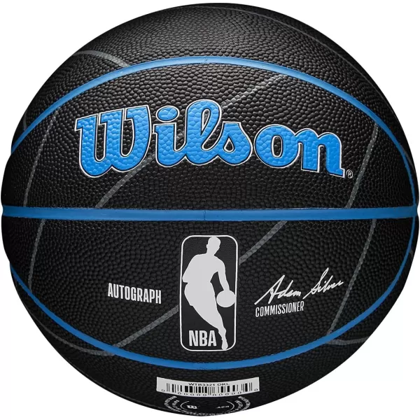 WILSON NBA Alliance Series Basketballs - Team Logo Basketballs - 29.5" and Mini Sizes