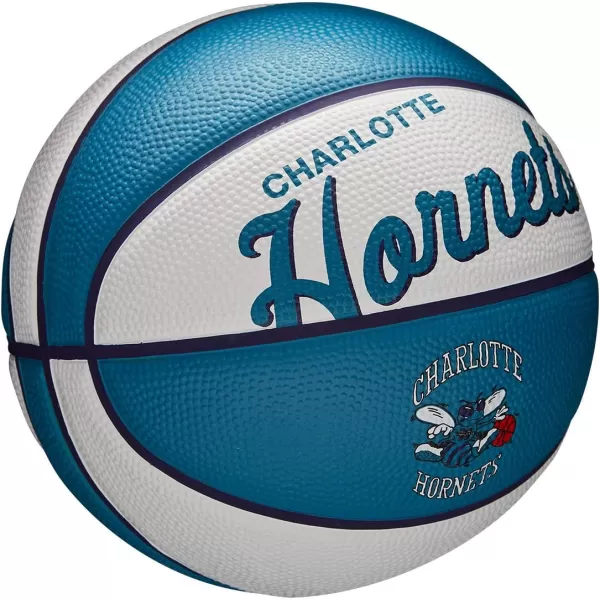 WILSON NBA Alliance Series Basketballs - Team Logo Basketballs - 29.5" and Mini Sizes