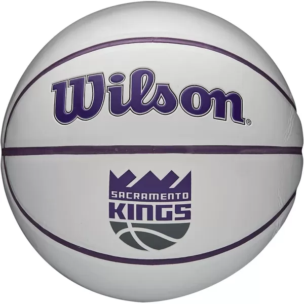 WILSON NBA Alliance Series Basketballs - Team Logo Basketballs - 29.5" and Mini Sizes