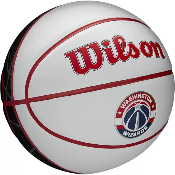WILSON NBA Alliance Series Basketballs - Team Logo Basketballs - 29.5" and Mini Sizes