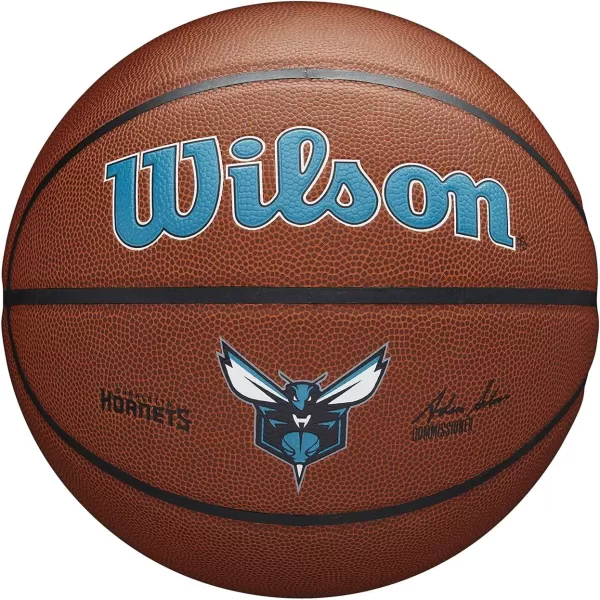 WILSON NBA Alliance Series Basketballs - Team Logo Basketballs - 29.5" and Mini Sizes