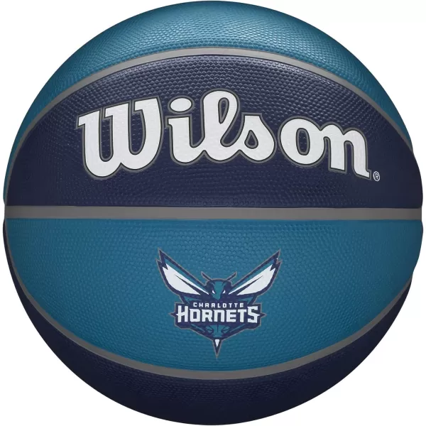 WILSON NBA Alliance Series Basketballs - Team Logo Basketballs - 29.5" and Mini Sizes