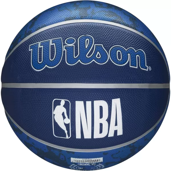 WILSON NBA Alliance Series Basketballs - Team Logo Basketballs - 29.5" and Mini Sizes